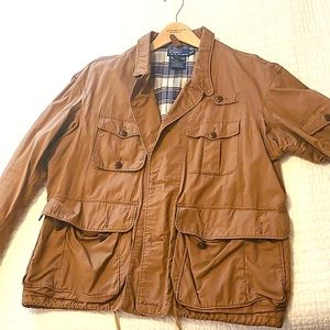 Polo ralph lauren light jacket (xl) brown